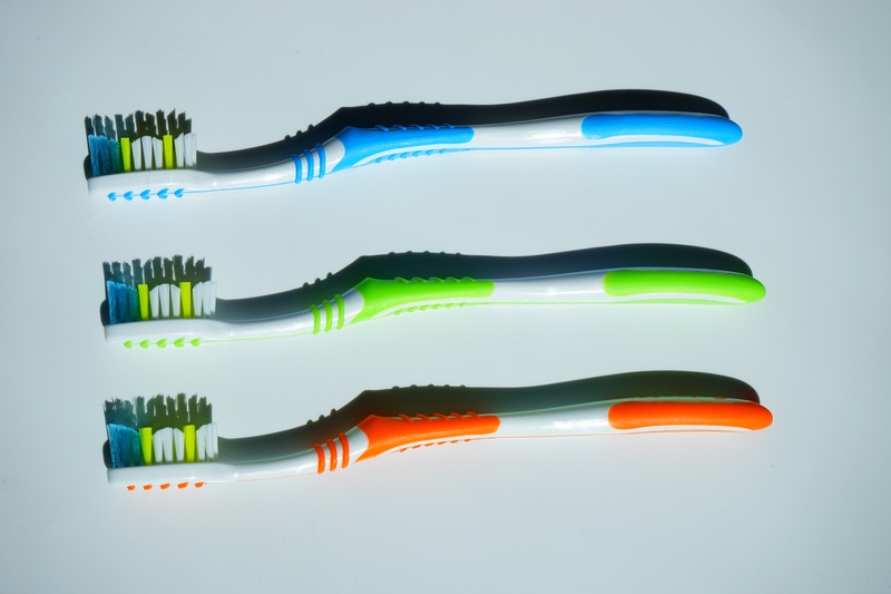 orange, white background, dental hygiene, blue background, directly above, tooth, brush, 5K, tooth brushes, choice, brush head, tongue brush, three, group of objects