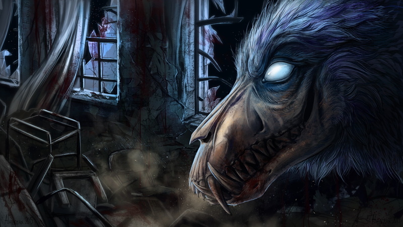 Fantasy, animal themes, one animal, animal head, looking away, animal, day, indoors, mammal, whisker, no people, domestic animals, fantasy creature, vertebrate