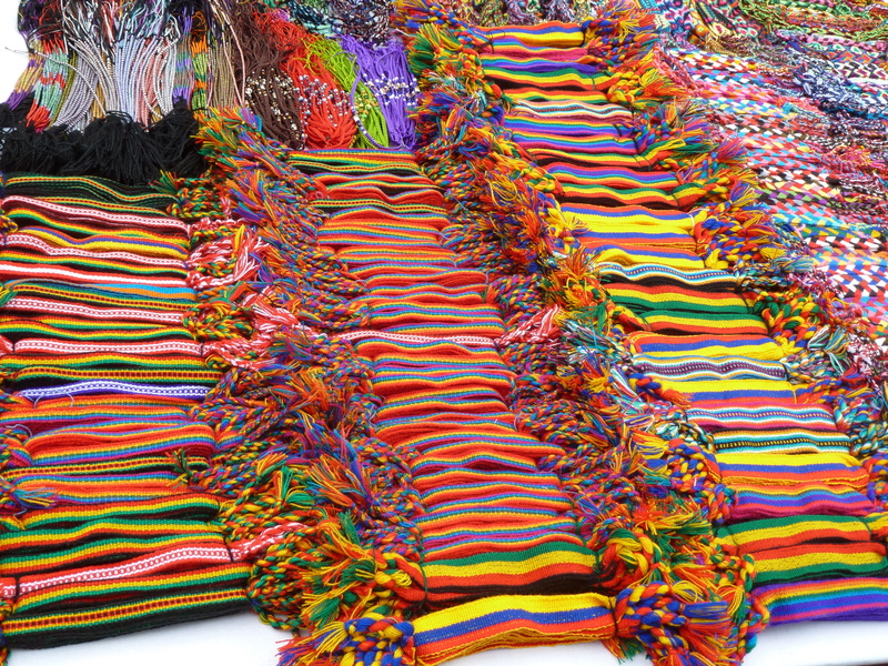 craft, collection, day, indigenous, otavalo, no people, clothing, bright, indoors, for sale, multi colored, market, pattern, large group of objects, cloth