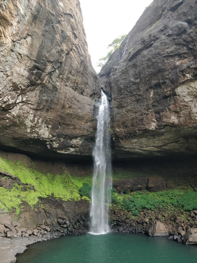 Nature, patnus, flowing, Waterfall, 4K, mountain, rock - object, outdoors, Devkund Waterfall, falling water, beauty in nature, motion, rock, river, blurred motion
