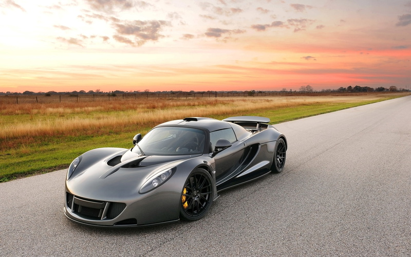 1080P, the sky, Hennessy, supercar, Dark Knight, Hennessey, Venom GT, the front