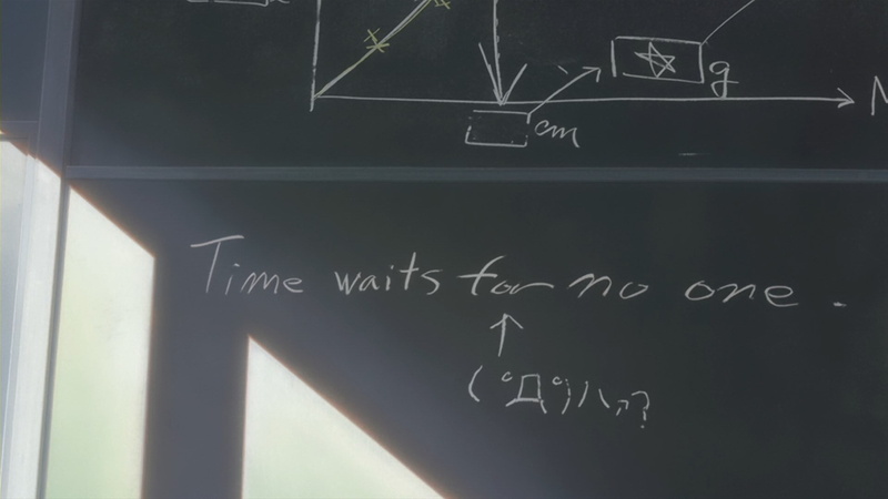 The Girl Who Leapt Through Time, 1080P, text, inspirational, black board