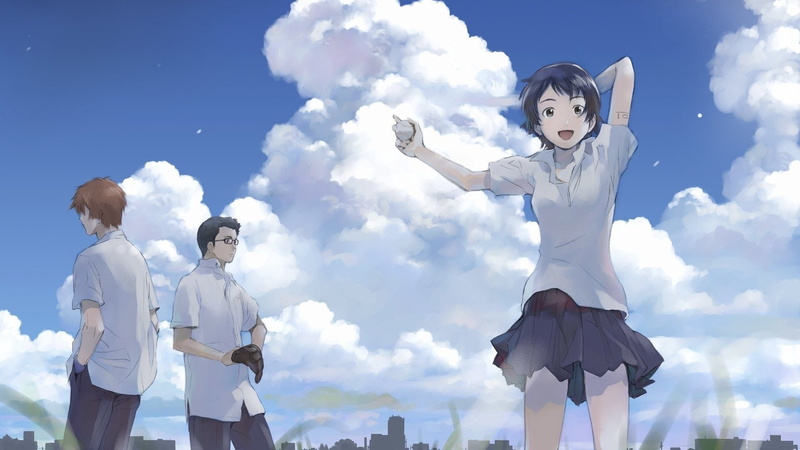 success, businesswoman, black, cloud - Sky, 1080P, human representation, women, nature, the girl who leapt through time, cloudscape, low angle view, outdoors