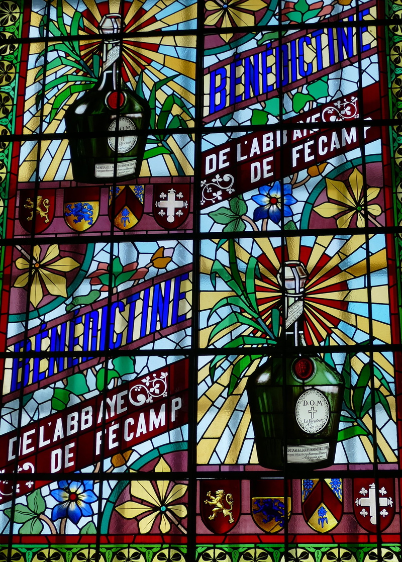 france, building exterior, representation, low angle view, glass, stained glass, no people, 2K, sign, text, window, built structure, western script, multi colored