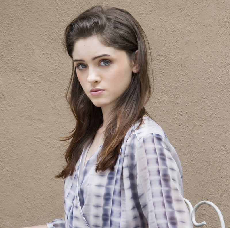 actress, long hair, young woman, women, brunette, 2K, blue eyes, Natalia Dyer