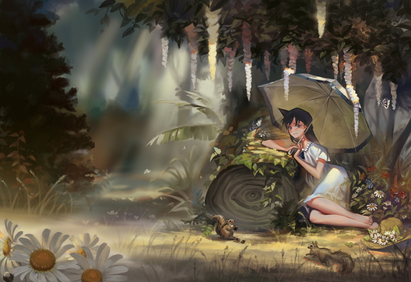 outdoors, Detective Conan, day, plant, tree, sitting, Anime, young adult, lifestyles, nature, one person, full length, portrait, men, leisure activity