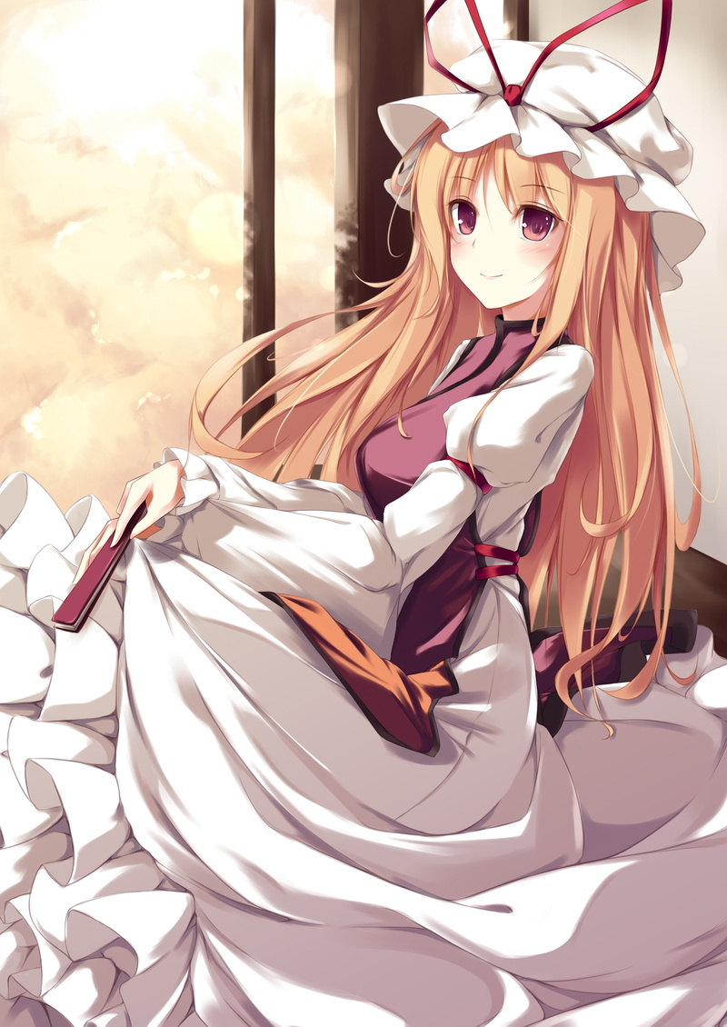 hot, hd, neko, Yakumo Yukari, Touhou, sayori, yakumo, art, x, 2K, anime, yukari, works