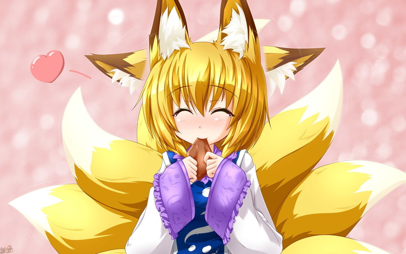 Touhou, Ran Yakumo, Anime, 1080P