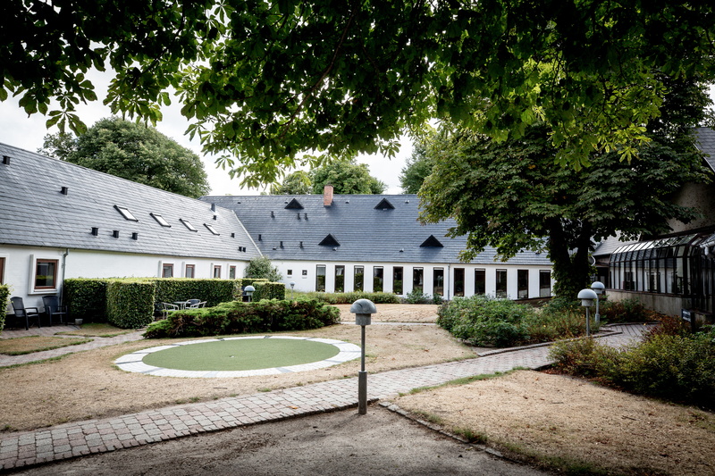 yard, daylight, residential, footpath, tree, outdoors, courtyard, landscape, grass, architecture, city, no people, plant, exterior, 5K, beside, growth