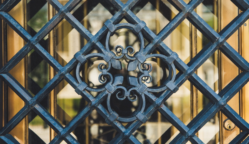 metal, protection, pattern, chainlink fence, boundary, design, safety, barrier, grate, close-up, focus on foreground, united states, grid, iron - metal