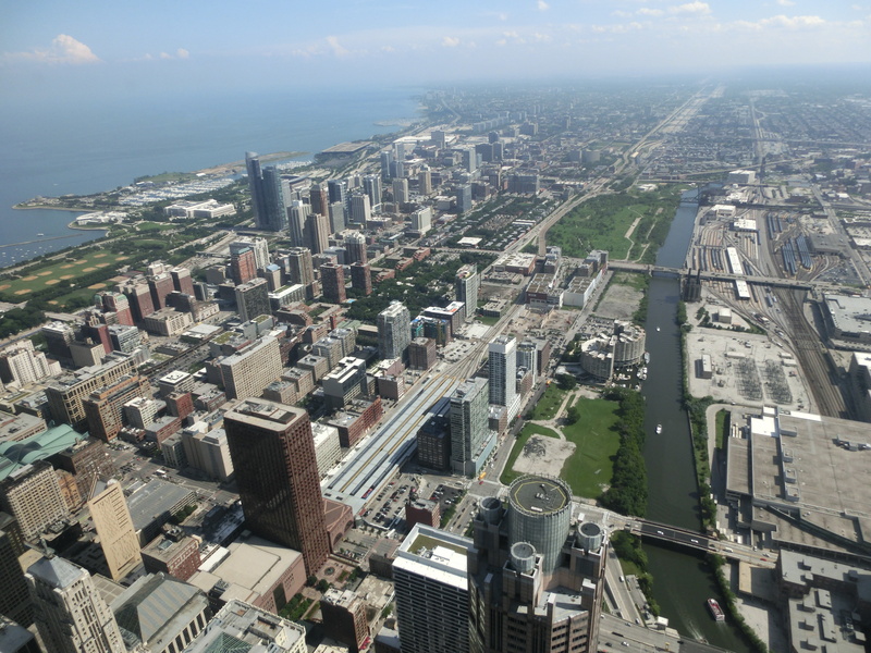 office building exterior, crowded, crowd, illinois, residential district, skyscraper, nature, aerial view, chicago, united states, sky, building exterior