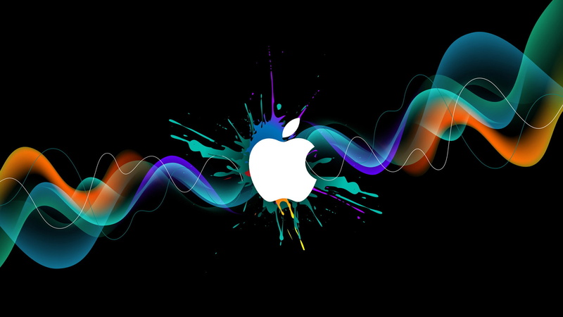 no people, indoors, copy space, shape, glowing, light, apple, light - natural phenomenon, abstract, multi colored, logo, nature, illustration, design, long exposure