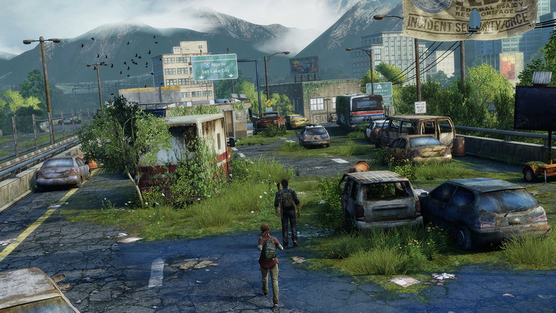 Joel, the city, some of us, Ellie, The Last of Us, 1080P, bridge