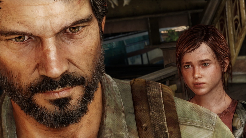 young adult, 1080P, young men, Joel, family, people, man, looking at camera, real people, beard, close-up, adult, The Last of Us, Ellie, indoors