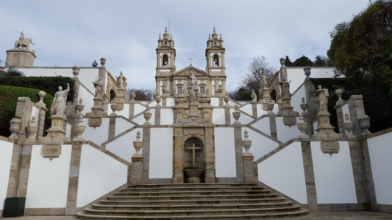 the past, belief, built structure, architecture, Staircase, history, outdoors, Bom Jesus, nature, sky, 5K, religion, travel destinations, day, tree, spirituality