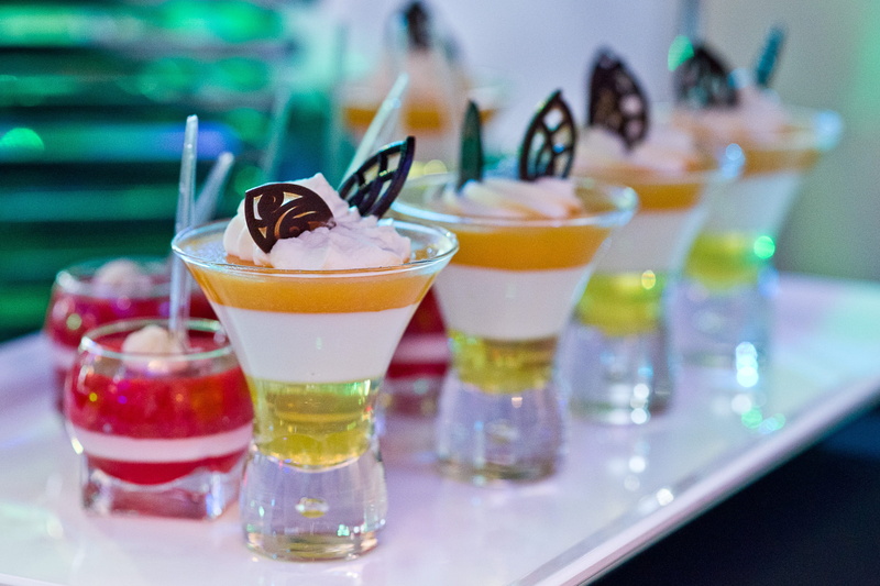 refreshment, indoors, party - Social Event, shot Glass, tray, ice, food, fruit, drink, no people, Eating, variation, sweet dish, focus on foreground, ready-to-eat