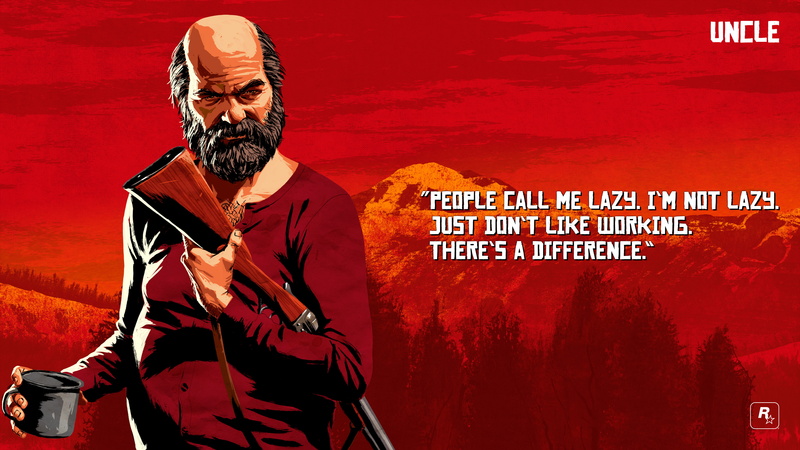 Red Dead, 4K, Uncle (Red Dead), Red Dead Redemption 2