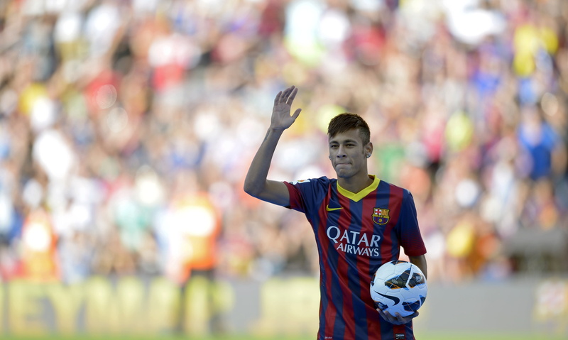 football s from uncle Vasya, neymar, 4K, neymar barcelona  hd