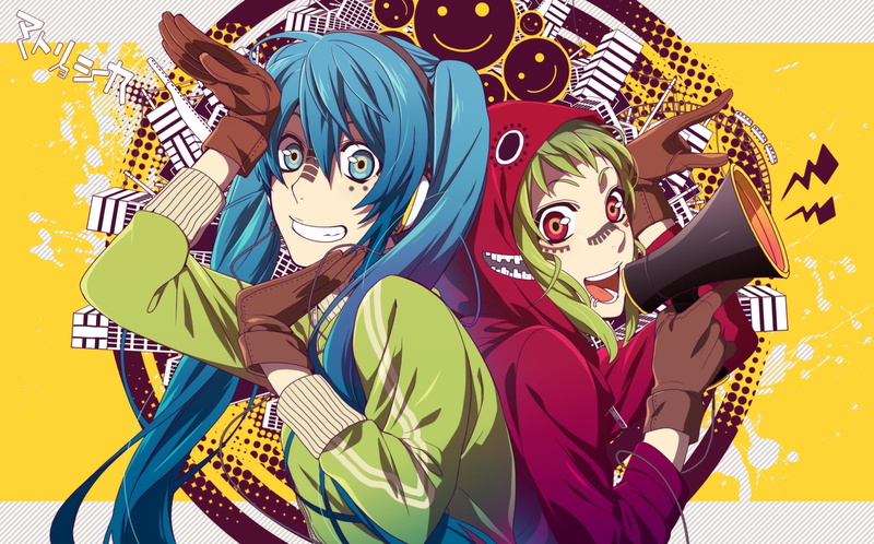 Anime, Vocaloid, GUMI (Vocaloid), 1080P, Matryoshka (Vocaloid), Hatsune Miku