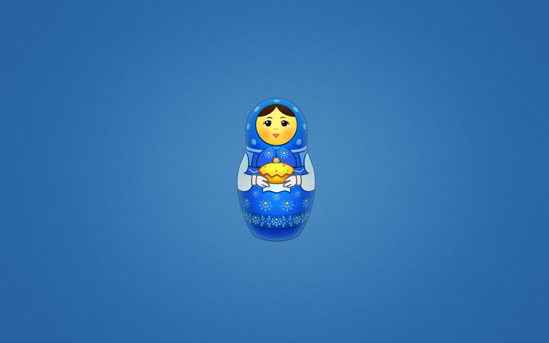 matryoshka, 1080P, minimalism, doll
