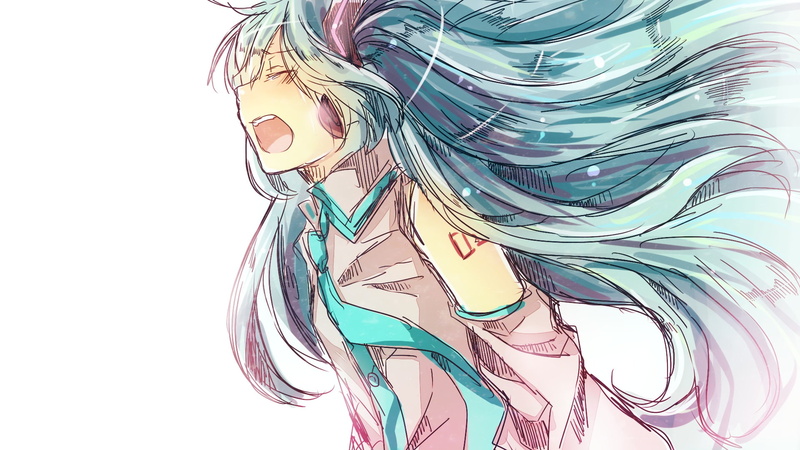 miku, hatsune, vocaloid, borscht, 1080P, matryoshka