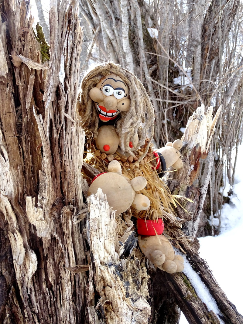 day, land, creativity, wood, leecia, dancer, outdoors, tree, representation, winter, nature, human representation, folk toys, forest, papuan, no people
