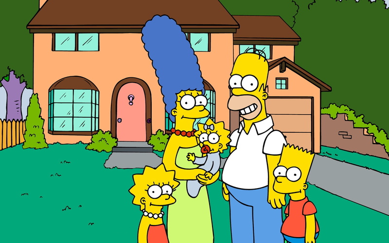 1080P, Marge Simpson, Homer Simpson, Maggie Simpson, The Simpsons, Lisa Simpson, Bart Simpson