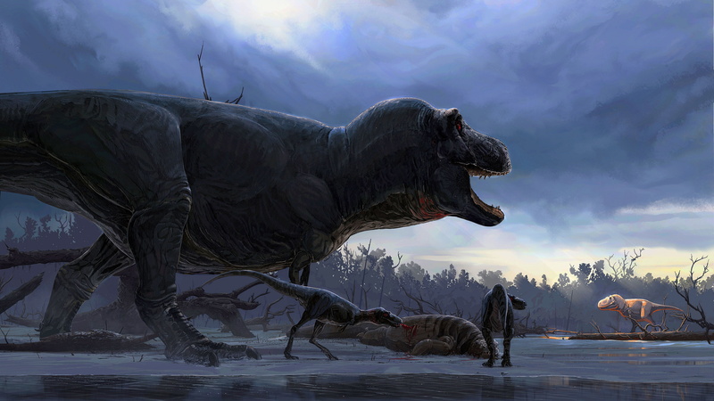 Animals, T-Rex, 5K, Art, Tyrannosaurus Rex, Древние животные, Hunting, Predator, Grin, Dinosaurs, Tyrannosaurus