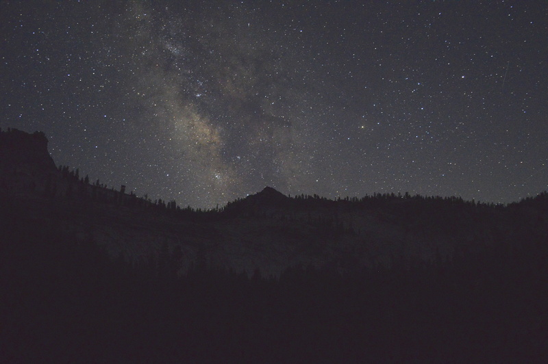 astronomy, constellation, nature, adventure, star Field, dark, environment, mountain, silhouette, beauty in nature, nighttime, 5K, nebula, galaxy, no people