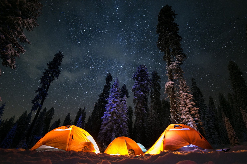 snow, wilderness, milky way, night, tents, dark, light - Natural Phenomenon, scenics, non-Urban Scene, exploration, hiking, travel, explore, wilderness Area