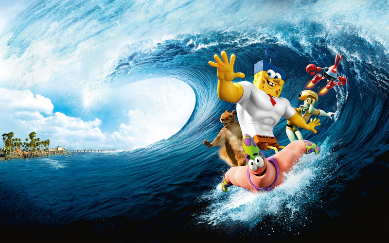 motion, outdoors, water, underwater, nautical vessel, holiday, lifestyles, inflatable, animated movies, swimming, sport, 2K, spongebob, leisure activity