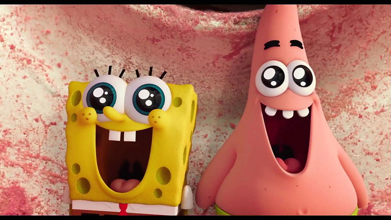 sponge, family, water, 1080P, animation, spongebob, out, cartoon