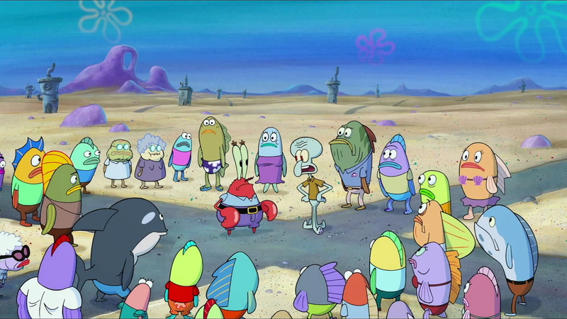 water, cartoon, animation, out, 1080P, sponge, family, spongebob