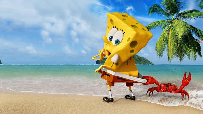 1080P, family, water, cartoon, out, sponge, spongebob, animation