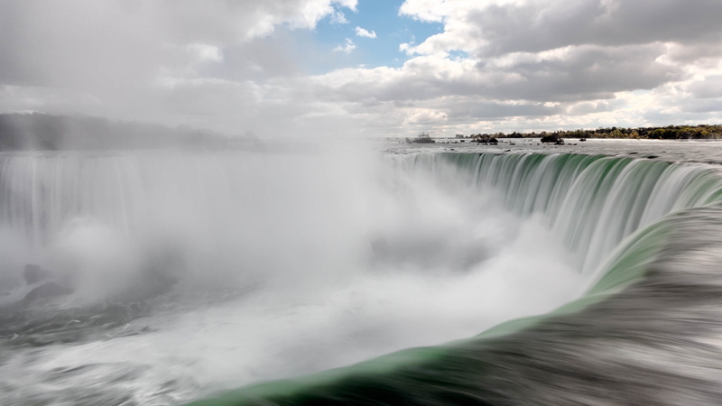 nature, water, york, niagara falls, no people, splash, flowing water, outdoors, environment, travel, day, flowing, new, 4K, fog, rocks, beauty in nature