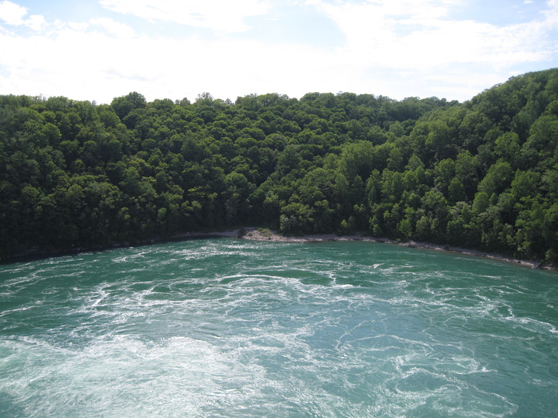 no people, plant, motion, tourism, growth, cloud - sky, river, day, sea, summer, scenic, niagra falls, canada, sky, rapids, beauty in nature, 4K, idyllic