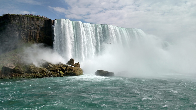 travel destinations, beauty in nature, formation, water, power in nature, flowing water, nature, waterfall, long exposure, scenics - nature, rock, niagara falls
