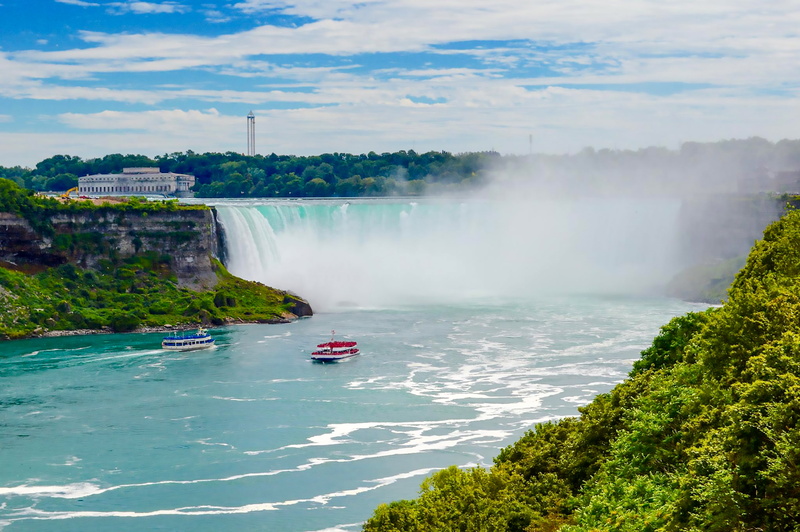 niagara, motion, flow, no people, nature, outdoors, passenger craft, scenics - nature, transportation, non-urban scene, beauty in nature, flowing water