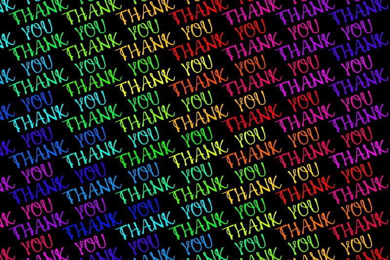 color, thank, screen, print, multi colored, technology, font, gratitude, pattern, no people, thank you, word, coding, computer monitor, assorted, close-up