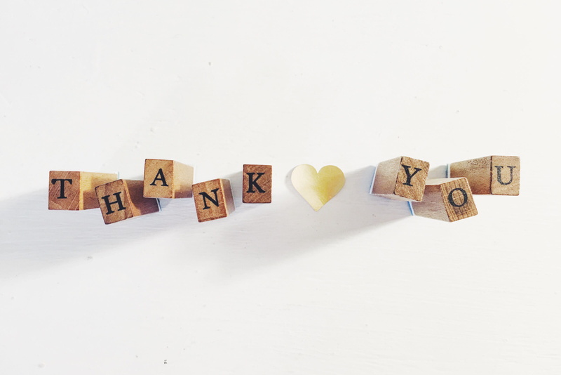 western script, text, thank you, letter, no people, message, toy, high angle view, wooden block, creativity, print, directly above, white background, finance
