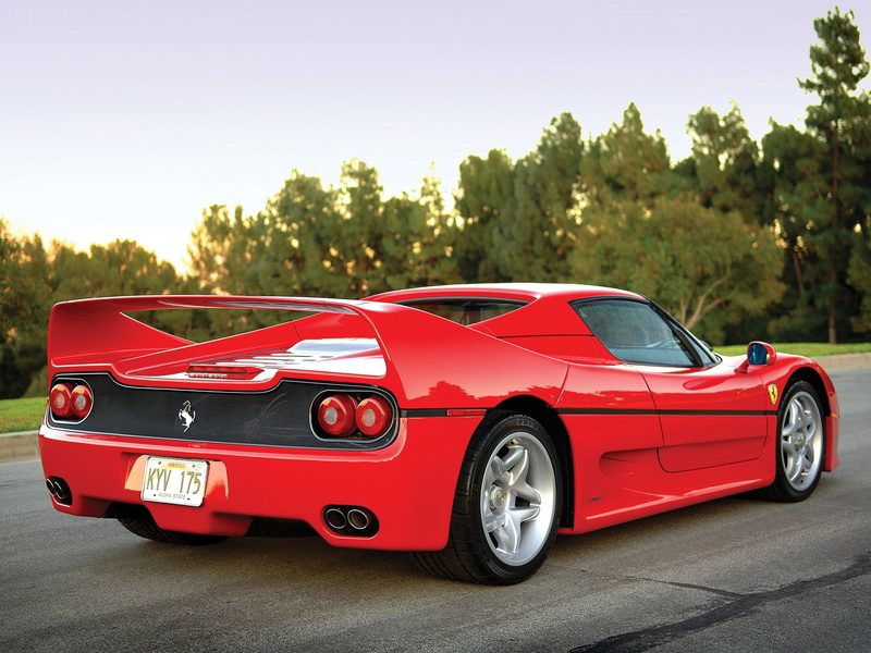 1995, supercar, preserial, ferrari, f50, 1080P