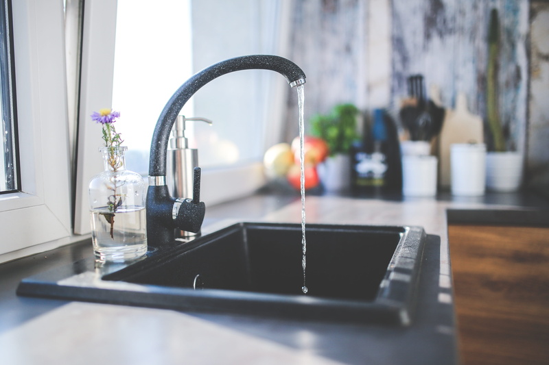 5K, home showcase interior, tap, flowering plant, domestic room, flower arrangement, faucet, no people, vase, selective focus, modern, flower, luxury