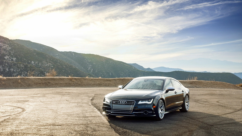 Audi, Front, 1080P, s, View, Car, Clouds, Black