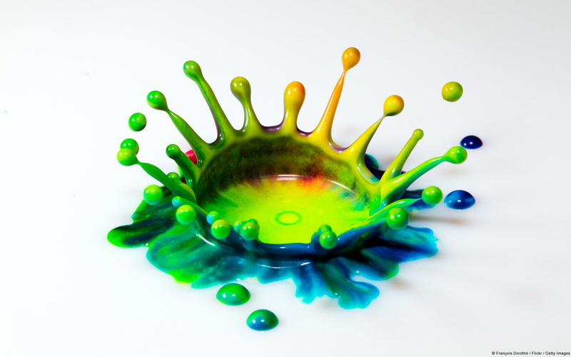 windows, blue, splash, creativity, close-up, still life, yellow, white background, rainbow, illustration, art and craft, paint, green, multi colored, no people
