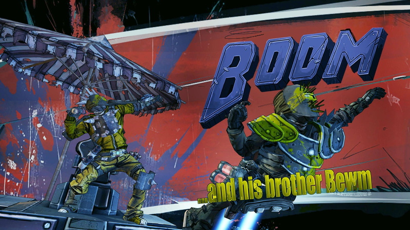 truck, borderlands 2 splash screen, motor vehicle, transportation, outdoors, architecture, occupation, communication, metal, sign, land vehicle, accidents and disasters