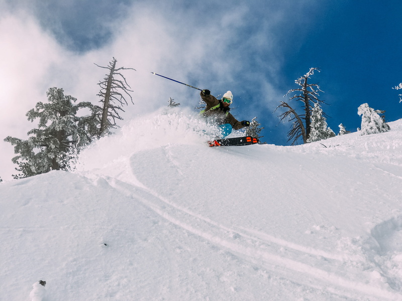 winter, winter sport, ski slope, nature, mountain, extreme sports, snow, red, skiing, powder, black, day, snowboarding, ski, one person, warm clothing