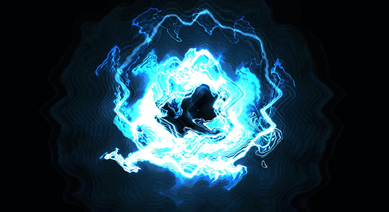 something, circles, waves, electricity, 1080P