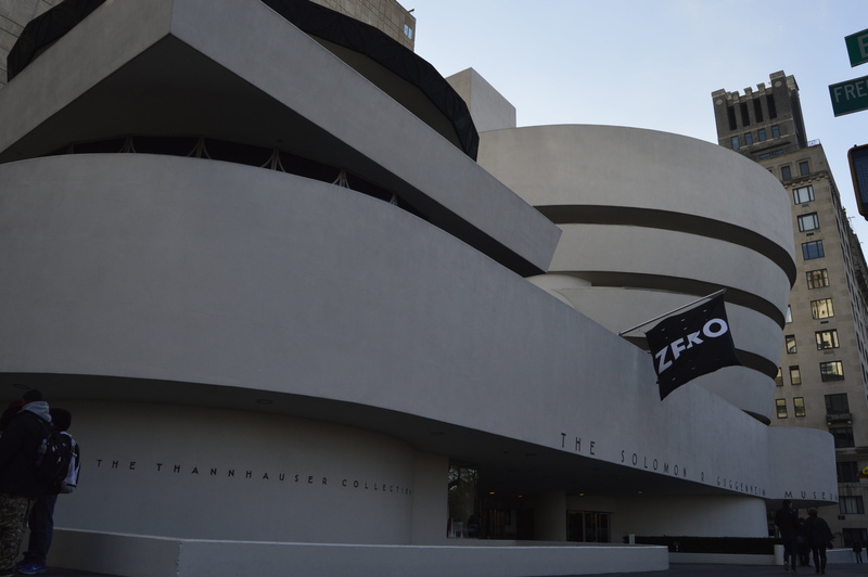 guidance, transportation, text, day, western script, modern, building exterior, sign, outdoors, 5K, guggenheim, city, no people, symbol, ny, built structure