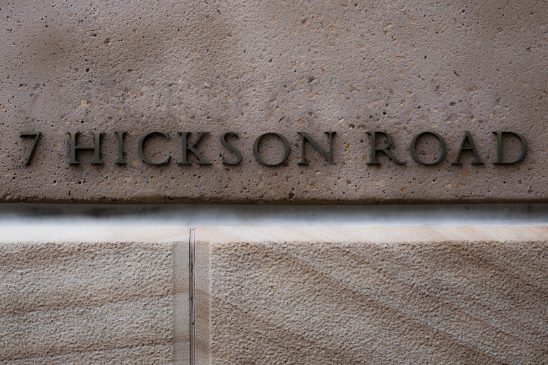 7 hickson rd, western script, engraved image, backgrounds, wall, urban, street, city, old, single word, sign, craft, concrete, information, dawes point