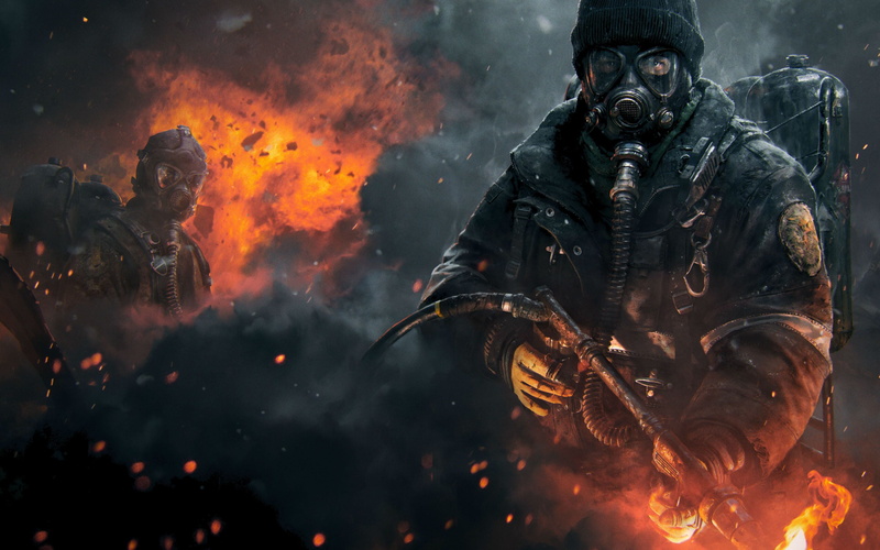 Tom Clancys The Division, clancy, event, fire, smoke - physical structure, 2015, game, burning, flame, heat - temperature, outdoors, division